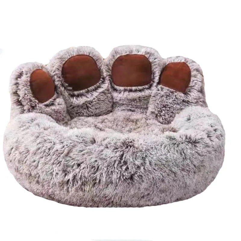 Cozy Fluffy Dog Bed - Warm and Stylish Winter Haven for Your Beloved Pets